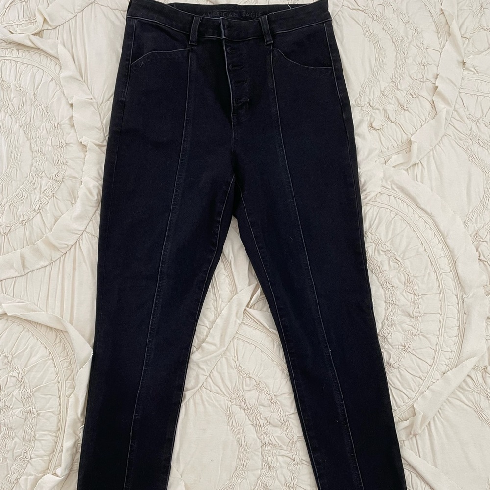 american eagle high waisted jeans